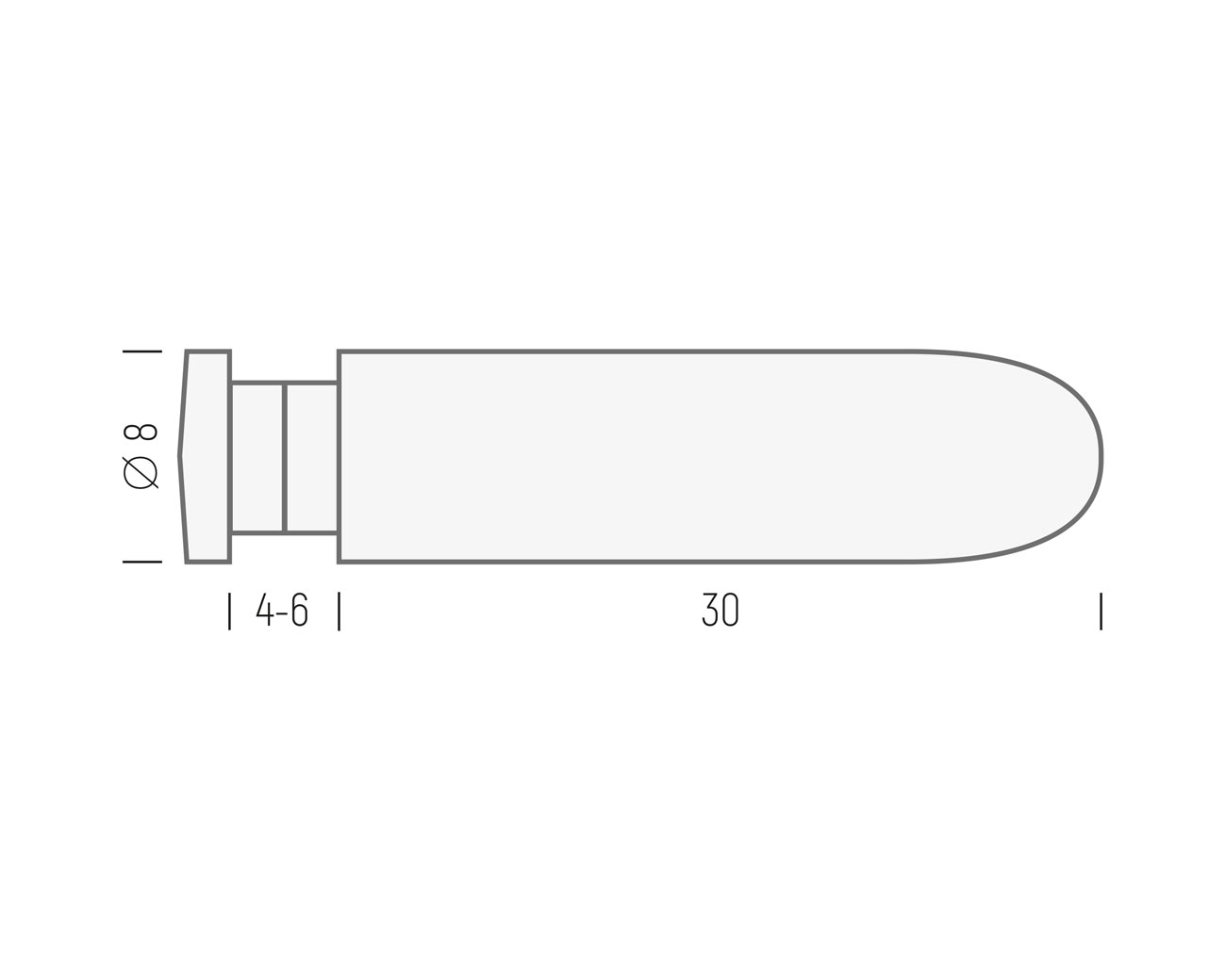 Aufstellfuß iNOX t8